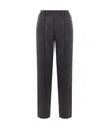 Brunello Cucinelli Darted Slim Trousers In Black