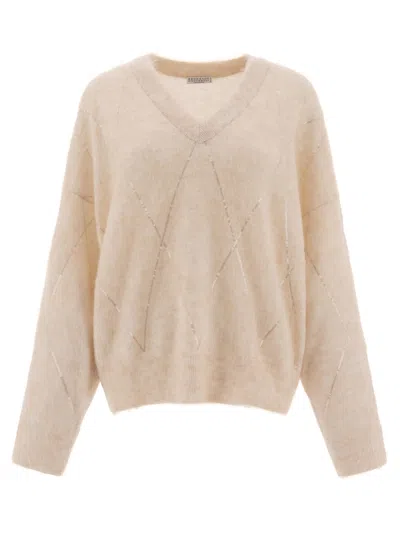 Brunello Cucinelli Sweater In Beige