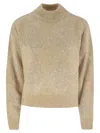 Brunello Cucinelli Women Dazzling Argyle Sweater In Wool And Mohair