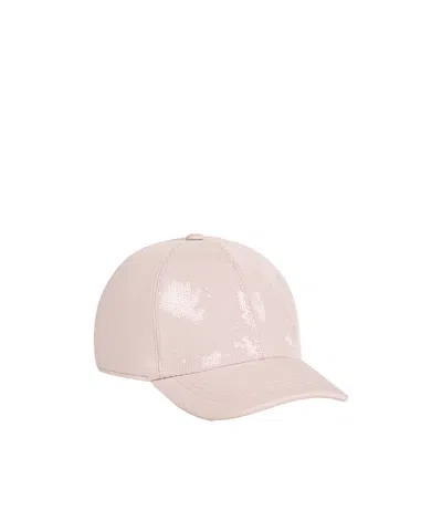 Brunello Cucinelli Dazzling Baseball Cap In Cotton French-terry In Pink