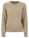 Brunello Cucinelli Dazzling Cables Cotton Jersey