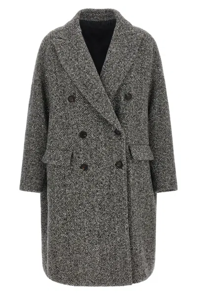 BRUNELLO CUCINELLI 'DAZZLING' CHEVRON COAT