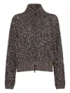 Brunello Cucinelli Dazzling Chiné Cardigan