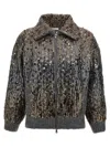 Brunello Cucinelli Mohair-blend Sequin-embellished Cardigan In Gray