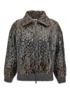 Brunello Cucinelli Mohair-blend Sequin-embellished Cardigan In Gray