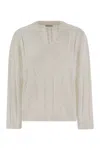 Brunello Cucinelli Women Dazzling Double Cable Cotton Jersey