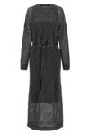 Brunello Cucinelli Dazzling Dress In Gray