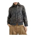 Brunello Cucinelli Embellished Crewneck Knitwear With Ribbed Accents In Black