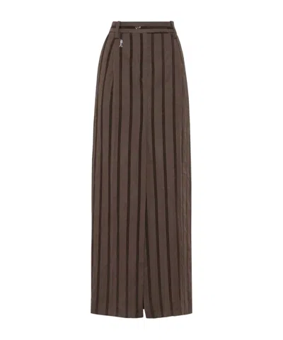 Brunello Cucinelli Dazzling Embroidery Skirt