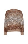 Brunello Cucinelli Women Mohair Sweater In Brown