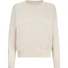 Brunello Cucinelli Dazzling Embroidery Sweater In Neutral