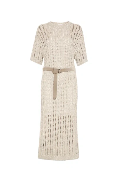 BRUNELLO CUCINELLI BRUNELLO CUCINELLI DAZZLING KNIT DRESS