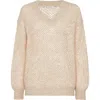 Brunello Cucinelli Dazzling Mesh Sweater In Neutral