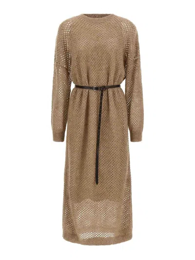 BRUNELLO CUCINELLI DAZZLING NET DRESS