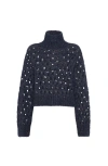 Brunello Cucinelli Dazzling Net Sweater In Black