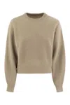 Brunello Cucinelli Dazzling Ribbed Sweater In Cashmere And Wool