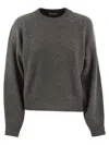 Brunello Cucinelli Dazzling Ribbed Sweater In Cashmere And Wool