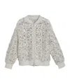 Brunello Cucinelli Dazzling Sequin-embellished Cardigan In Gray