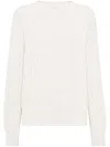 Brunello Cucinelli Dazzling Sweater In 中性色