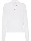 Brunello Cucinelli Dazzling Cables Sweater In 白色