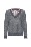 Brunello Cucinelli Dazzling Sweater In Marine Blue
