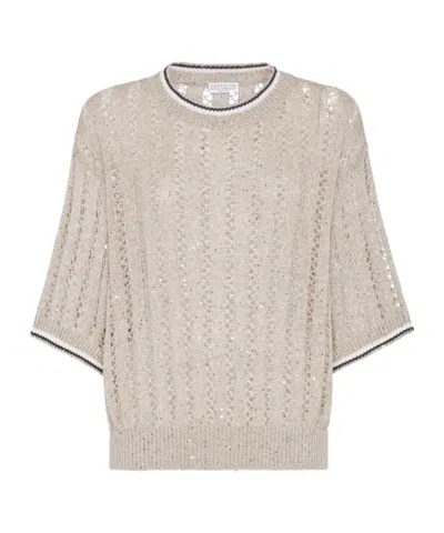 BRUNELLO CUCINELLI BRUNELLO CUCINELLI DAZZLING CREWNECK JUMPER
