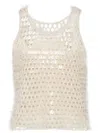 Brunello Cucinelli Dazzling Top In Neutrals