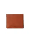 Brunello Cucinelli Debossed Logo Billfold Wallet In Brown