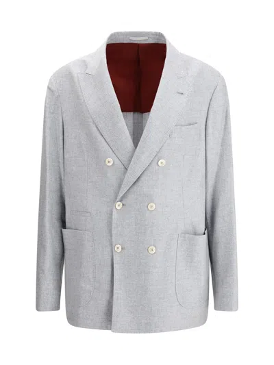 BRUNELLO CUCINELLI DECONSTRUCTED BLAZER