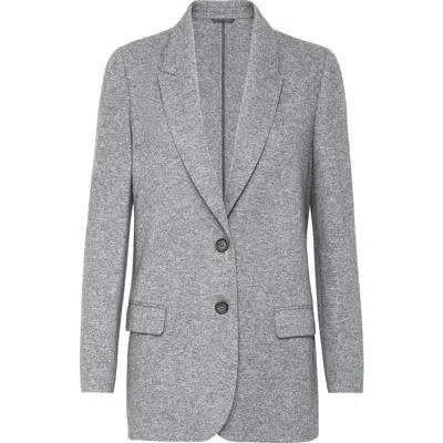 Brunello Cucinelli Deconstructed Blazer In Grey