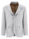 Brunello Cucinelli Linen And Cotton Suit-type Jacket