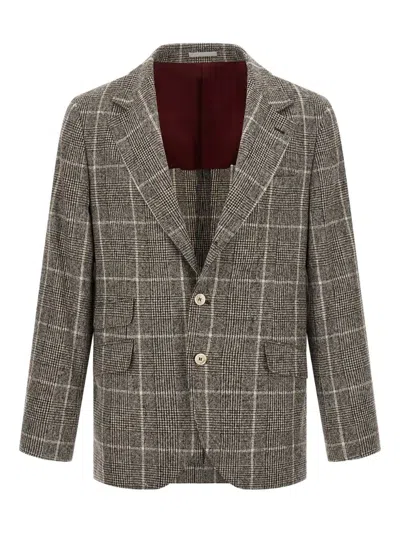 BRUNELLO CUCINELLI DECONSTRUCTED CAVALLO BLAZER