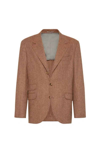 BRUNELLO CUCINELLI BRUNELLO CUCINELLI DECONSTRUCTED CAVALLO BLAZER