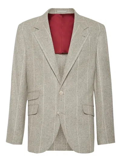 BRUNELLO CUCINELLI DECONSTRUCTED CAVALLO BLAZER
