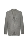 Brunello Cucinelli Deconstructed Cavallo Blazer In Gray
