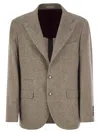 BRUNELLO CUCINELLI BRUNELLO CUCINELLI DECONSTRUCTED JACKET IN YACK