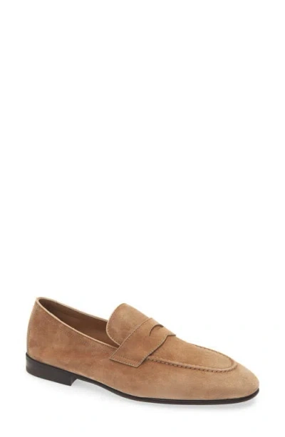 Brunello Cucinelli Deconstructed Penny Loafer In C2767 Brown