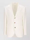Brunello Cucinelli Deconstructed Single-breasted Jacket Patch Pockets In Panama