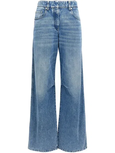 Brunello Cucinelli Decorative-stitching Jeans In Blau