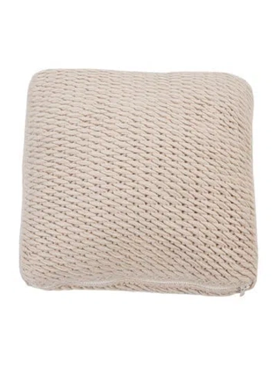 Pre-owned Brunello Cucinelli Decorative Throw Pillow In Neutrals