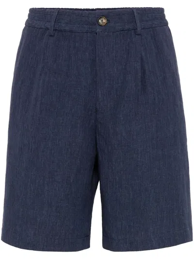 BRUNELLO CUCINELLI DÉLAVÉ BERMUDA SHORTS
