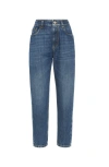Brunello Cucinelli Blue Denim Contemporary Loose Jeans In Dark Denim