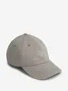 Brunello Cucinelli Beige Baseball Cap With Printed Logo In Brown
