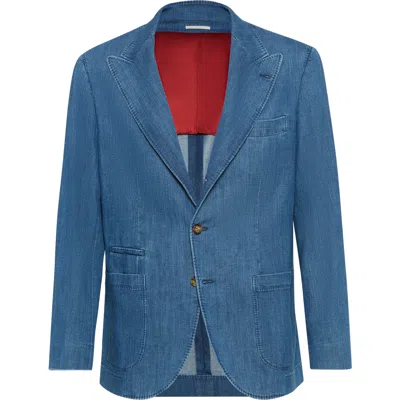 BRUNELLO CUCINELLI BRUNELLO CUCINELLI DENIM BLAZER