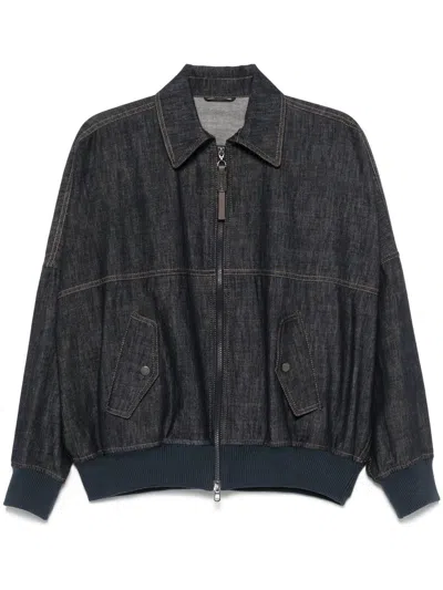 BRUNELLO CUCINELLI DENIM BLOUSON