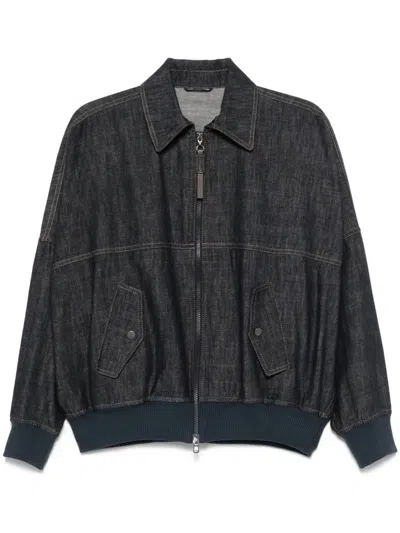 BRUNELLO CUCINELLI BRUNELLO CUCINELLI DENIM BOMBER