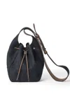 Brunello Cucinelli Denim Small Bc Duo Bucket Bag In Denim