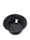 Brunello Cucinelli Denim Bucket Hat In Black