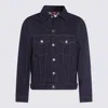 Brunello Cucinelli Denim Cotton Casual Jacket In Blue