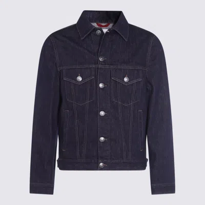 BRUNELLO CUCINELLI DENIM COTTON CASUAL JACKET